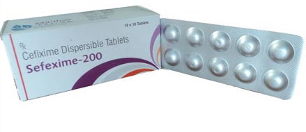 Cefixime Dispersible Tablets 200 Manufacturer Supplier Wholesale Exporter Importer Buyer Trader Retailer in Dhanera Gujarat India